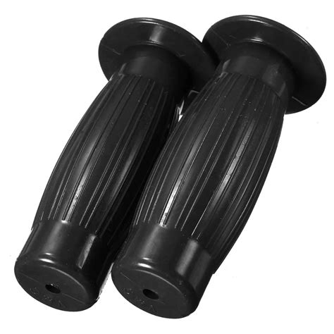 1" 25mm Rubber Handlebar Grips Handle Bar Grips Vintage Black For ...