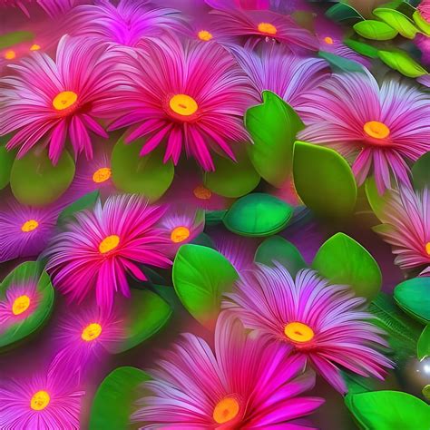 Glowing Pink Flowers Digital Art by Beverly Read - Fine Art America