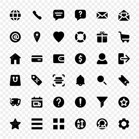 Online Shopping Ecommerce Vector Art PNG, Set Of Ecommerce Icons For Online Shop, Online Icons ...