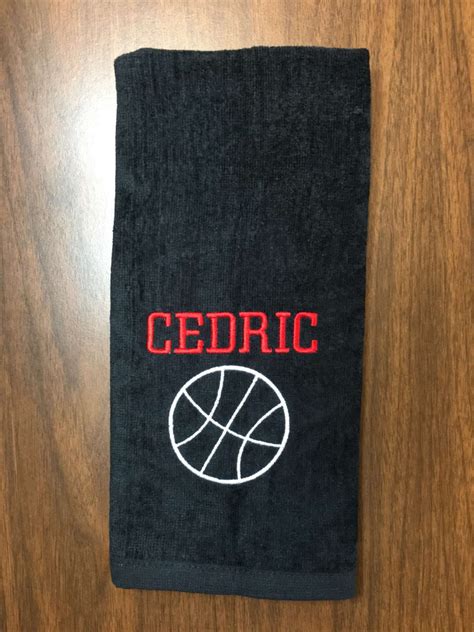 Personalized Basketball towel basketball by LindaKaysCreations