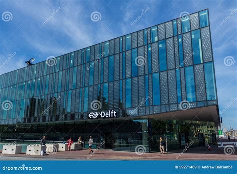 Delft Central Train Station, Delft the Netherlands Editorial Stock Image - Image of rail ...