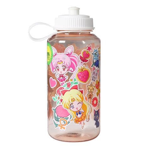 Buy JUST FUNKY Sailor Moon Crystal Water Bottle | 34 Oz Water Bottle ...