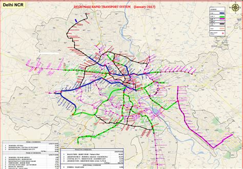 DMRC Publishes New Phase 4 Map & Table of Delhi’s Metro Project - The ...