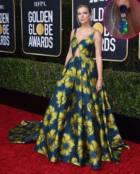 Golden Globes 2020: Taylor Swift Wears Custom Floral Etro Gown