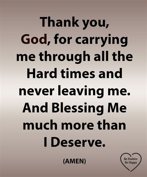 thank you god for carrying me through all the hard times | Thank god ...