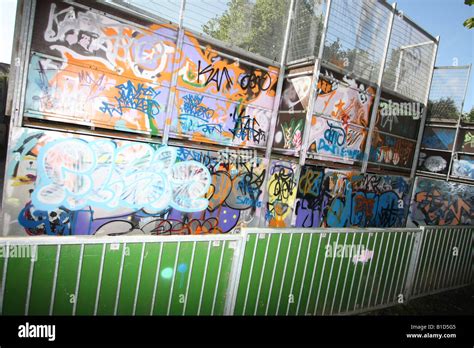 Skate Park Graffiti Stock Photo - Alamy