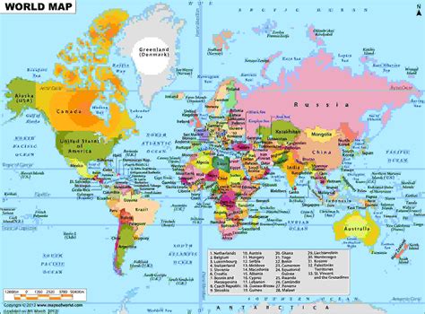 World Map Political Map Detailled Worldofmapsnet Online Maps