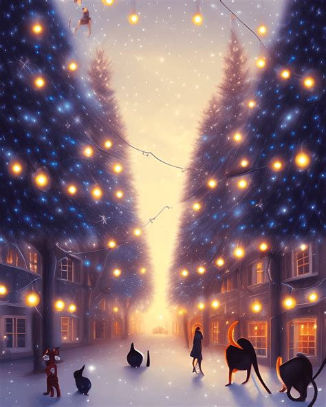 Christmas Night Lights Wallpapers - 4k, HD Christmas Night Lights Backgrounds on WallpaperBat