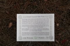 Exploring Oklahoma History | Tulsa | Creek Council Oak