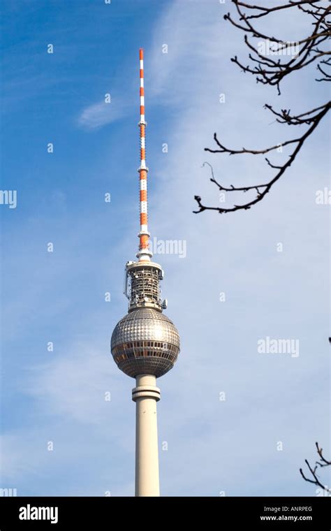 TV tower east Stock Photo - Alamy