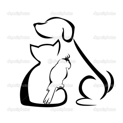 Simple Cat Line Drawing at GetDrawings | Free download