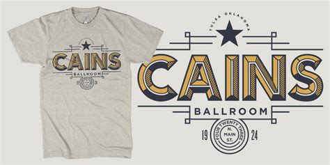 Cains Ballroom - T-shirt design by JeffByNight - Mintees