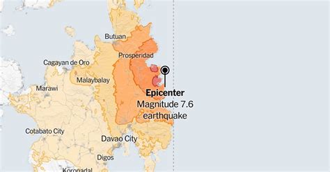 Map: 7.6-Magnitude Earthquake Moves the Philippine Sea - Fusion Press Hub