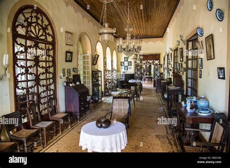 Braganza House, historic mansion, Chandor, Goa, India Stock Photo - Alamy