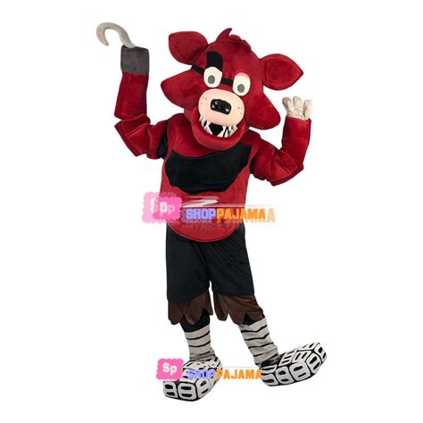 Thrilling Cartoon Foxy The Pirate Fox Mascot Costume