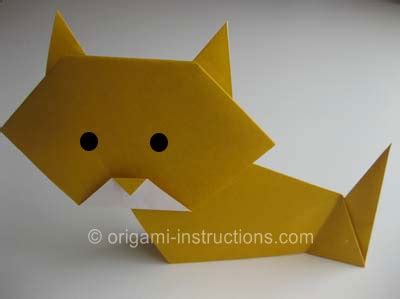 Origami Folding Instructions - How to Make an Origami Cat