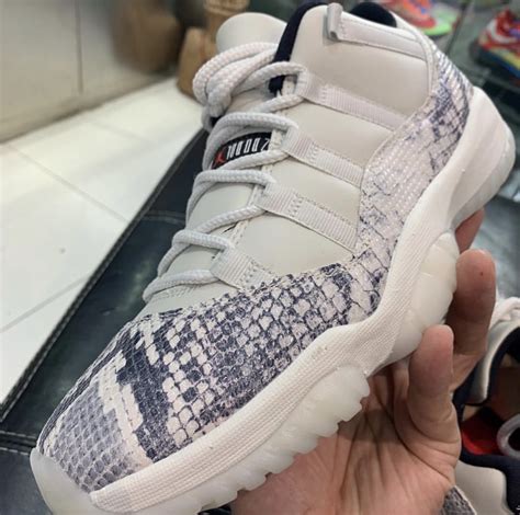 Air Jordan 11 Low "Snakeskin" 2019 First Loo - JustFreshKicks