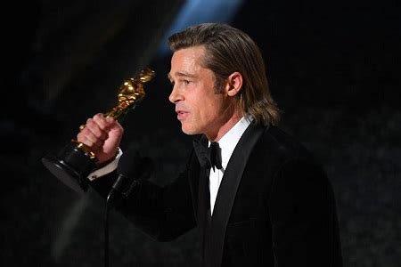 Brad Pitt Wins His First Solo Oscar; Dedicates It to All His Kids ...