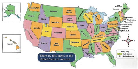 Map Of Usa With Compass Rose - First Day Of Spring 2024 Countdown