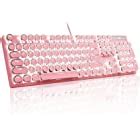 Amazon.com: Merdia Mechanical Keyboard Gaming Keyboard with Blue Switch ...
