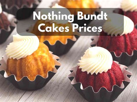 Nothing Bundt Cakes Prices in 2023 (Celebrate Festive With All Crowned 8", 10" & Tiered Bundt ...