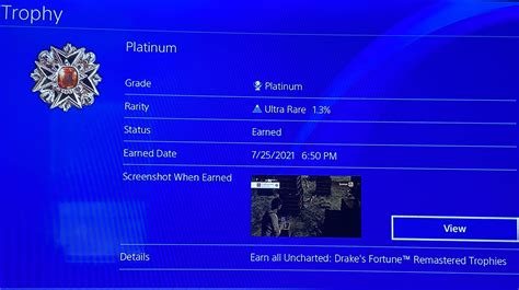 [Uncharted] First Platinum I’ve ever gotten :) : r/Trophies