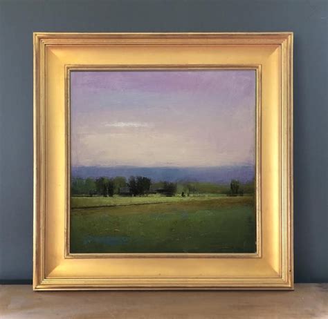 Untitled 20x20 Original tonalism fine art landscape oil painting on stretched canvas, Tonalism ...