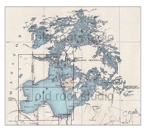 Map Of Lake Of The Woods - Maping Resources