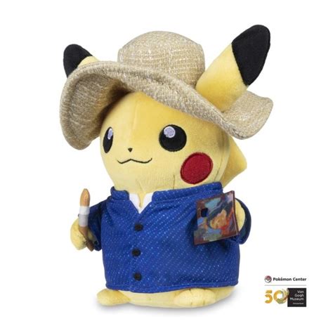 Pokémon Center × Van Gogh Museum: Pikachu Plush - 7 ¾ In. | Pokémon ...