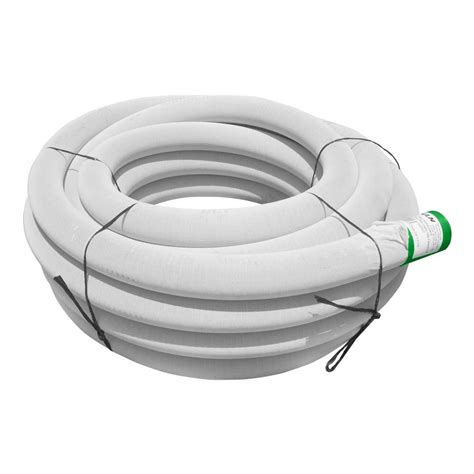 AG 1000 SN20 PVC Subsoil Drainage Pipe Slotted Flexible Corrugated Coil 100mm X 100m - Convic ...