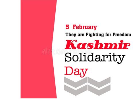 5TH February Kashmir Day Poster Design Illustration. Kashmir Solidarity ...