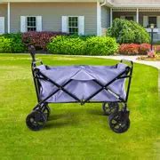 Collapsible Folding Beach Wagon Cart 220lbs Large Capacity - Temu