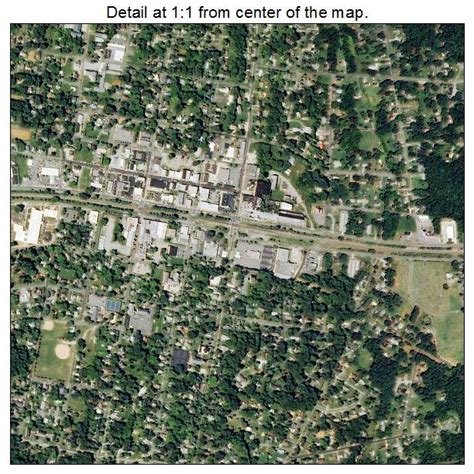 Aerial Photography Map of Mebane, NC North Carolina