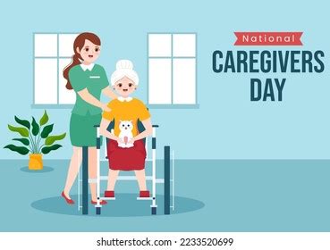 National Caregivers Day On February 17th Stock Vector (Royalty Free) 2233520699 | Shutterstock