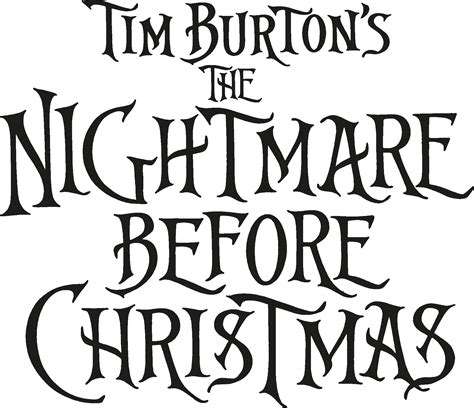 Tim Burton's The Nightmare Before Christmas Logo PNG Vector - (.Ai .PNG .SVG .EPS Free Download)