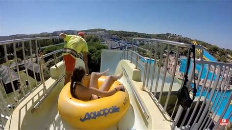 Aquapolis Waterpark. Salou. Spain. GoPro - YouTube