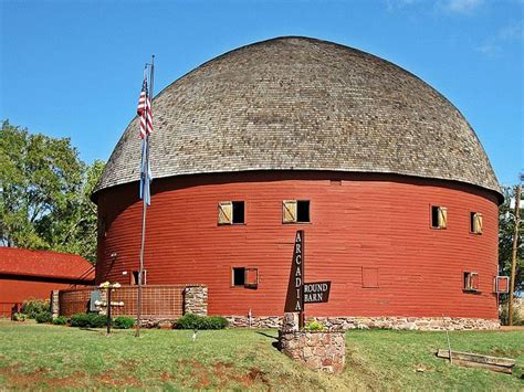 Arcadia Round Barn, Oklahoma | Home is in the Heartland | Pinterest