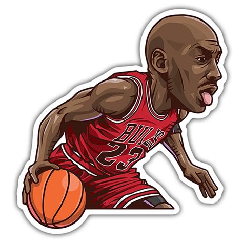 Sticker NBA - Michael Jordan | MuralDecal.com