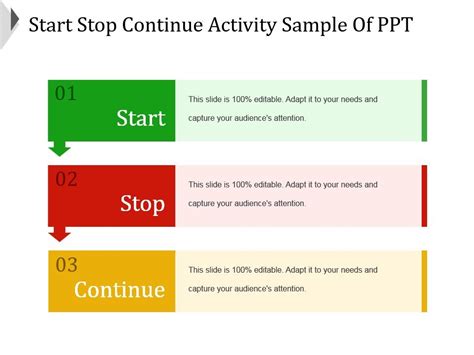 Start Stop Continue Template