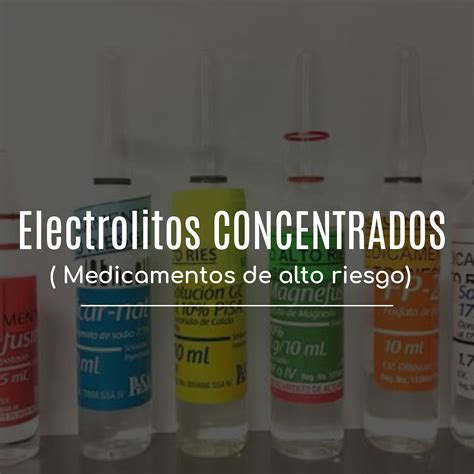 los electrolitos concentrados son sustancias que pueden someterse a la electrolisis y ...