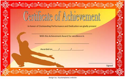 Martial Arts Certificate Templates - 8+ Great Design Ideas