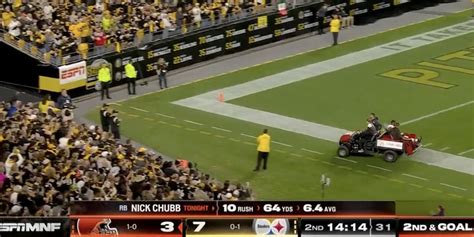 Steelers Fans’ Classy Gesture to Browns RB Nick Chubb After His ...