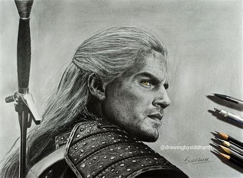 The Witcher by ‪Siddharth Sharma @drawingbyside‬ | Art drawings ...