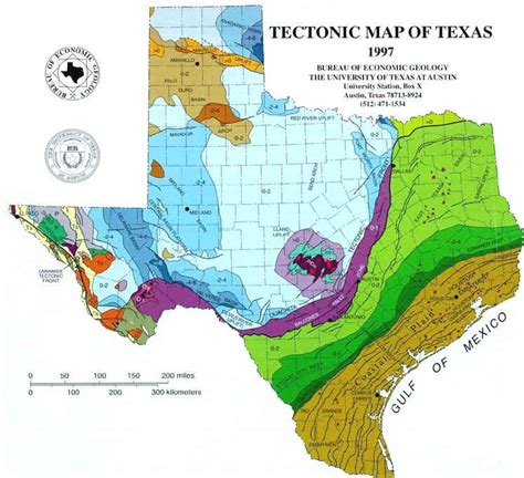 Fault Lines In Texas Map