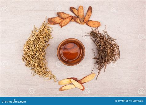 Traditional Chinese Medicine Tea for Dry Cough. Stock Image - Image of alternative, juijube ...