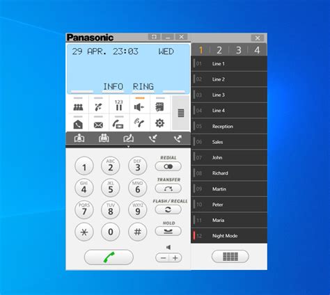 Panasonic IP Softphone for Microsoft Windows - SystemNet Communications ...