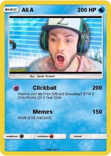 Pokémon Ali A 175 175 - Clickbait - My Pokemon Card