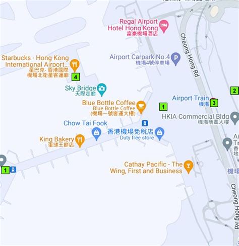 World Maps Library - Complete Resources: Hong Kong Airport Maps Terminal 1