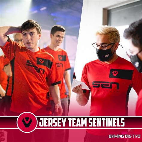 Valorant Sentinels Team Short Sleeve Dryfit Esports Jersey Shirt for ...