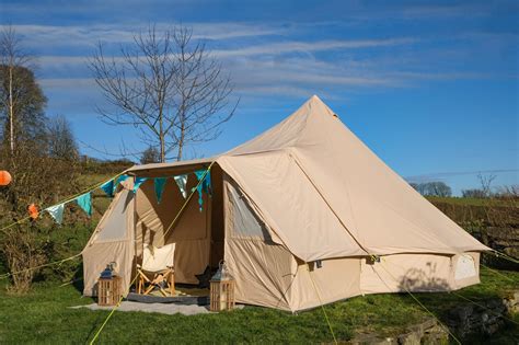 5m Canvas Bell Tent | Available in Sand or Grey - Life Under Canvas